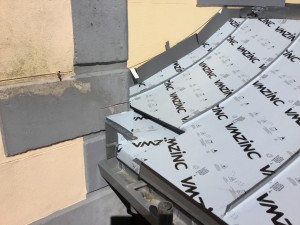 Curved Zinc Roof - VM Zinc Quartz Plus