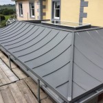 Curved Zinc Roof - VM Zinc Quartz Plus