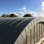 Barrel Vaulted Roof - VM Zinc Quartz